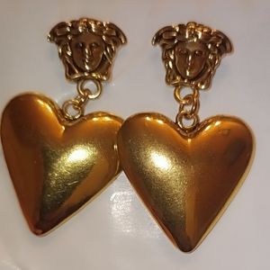 Versace Heart Earrings
